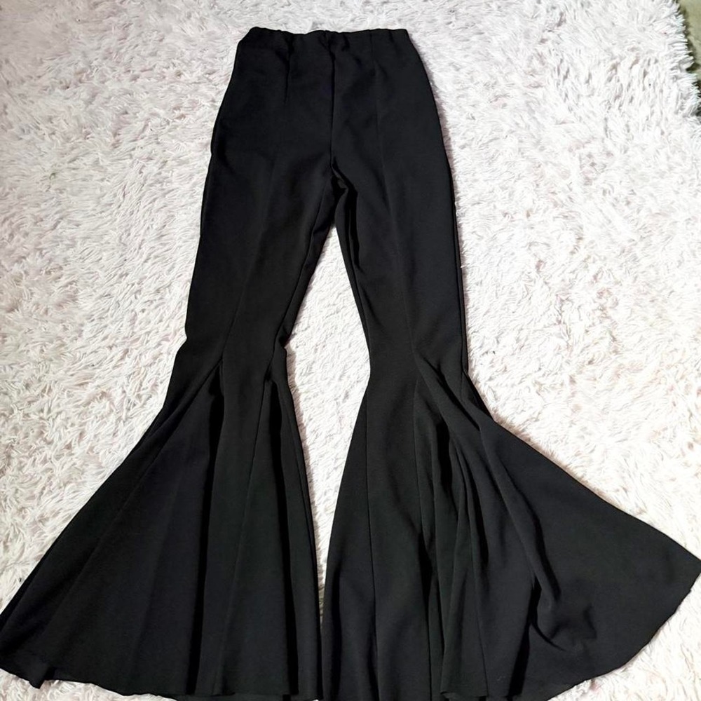 Dramatic Retro Flare Whimsygoth Emo Cosplay Festival Groovy Pants Womens XS Dark